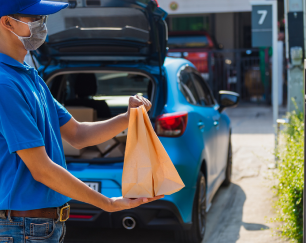 food delivery man