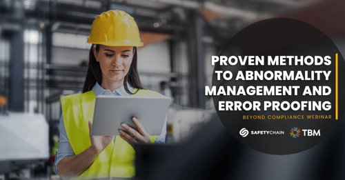 Landing Page Header - Proven Methods to Abnormality Management and Error Proofing