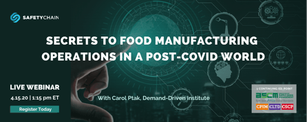 Secrets to Manufacturing Operations in a Post-COVID World