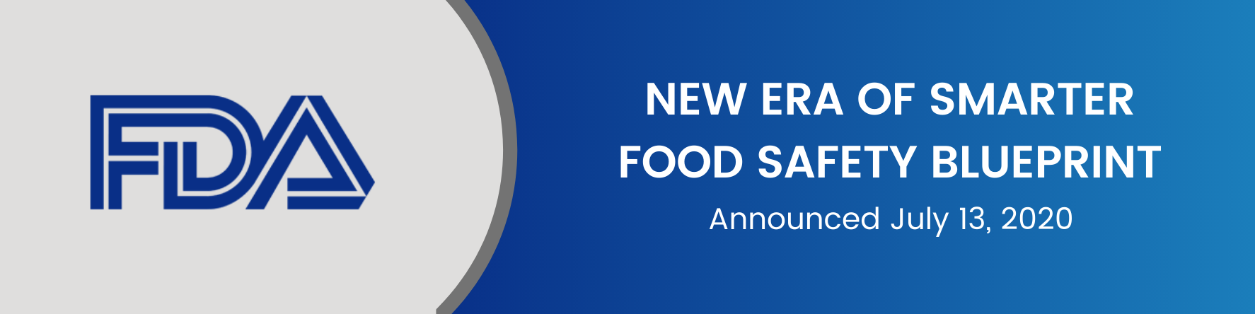 New Era of Smarter Food Safety Blueprint